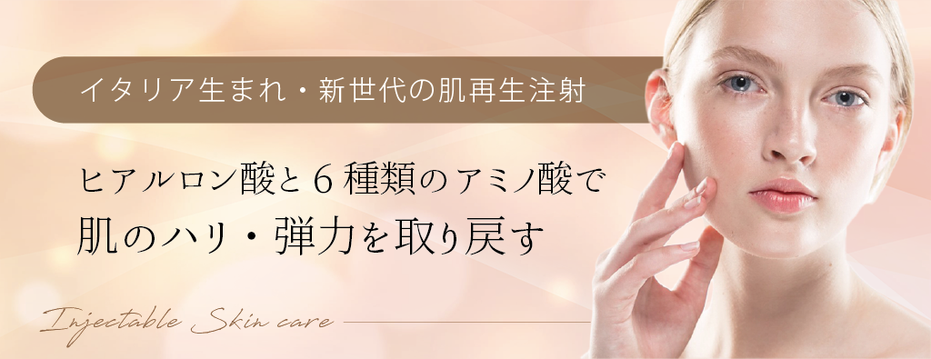 ヒアルロン酸と6種類のアミノ酸で 肌のハリ・弾力を取り戻す